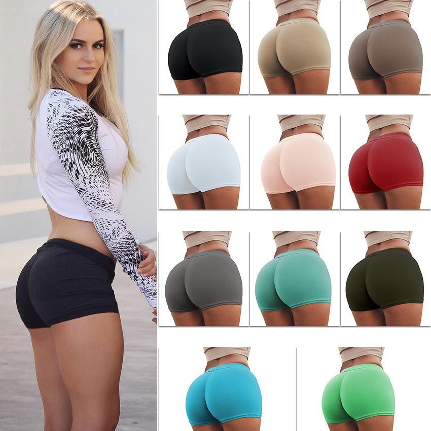 High Waist Scrunch Butt Shorts - Beauty and Trends 
