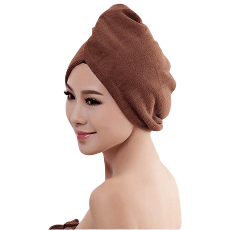 Ladies Microfibre Quick Hair Drying Towel Wrap - Beauty and Trends 