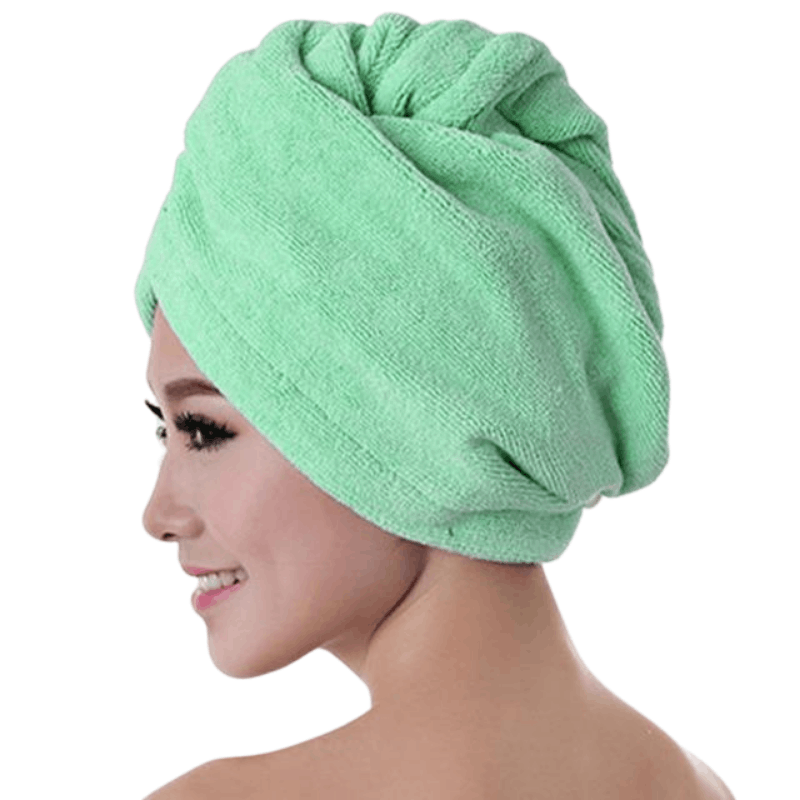 Ladies Microfibre Quick Hair Drying Towel Wrap - Beauty and Trends 