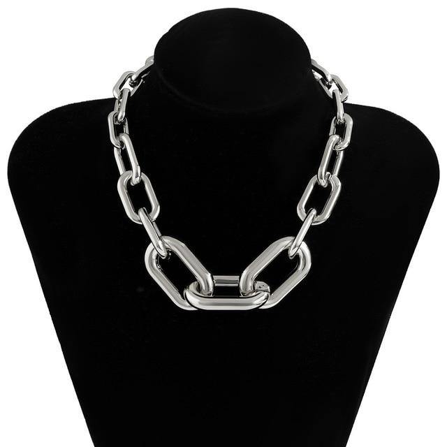 Thick-Lock Chain Necklace for Women - Beauty and Trends 