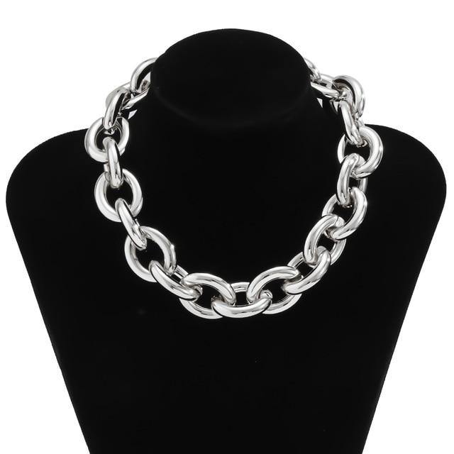 Thick-Lock Chain Necklace for Women - Beauty and Trends 