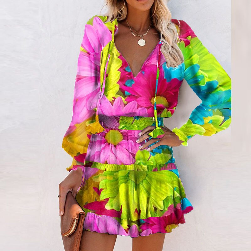 Fashion Trends Ruffle Mini Dresses