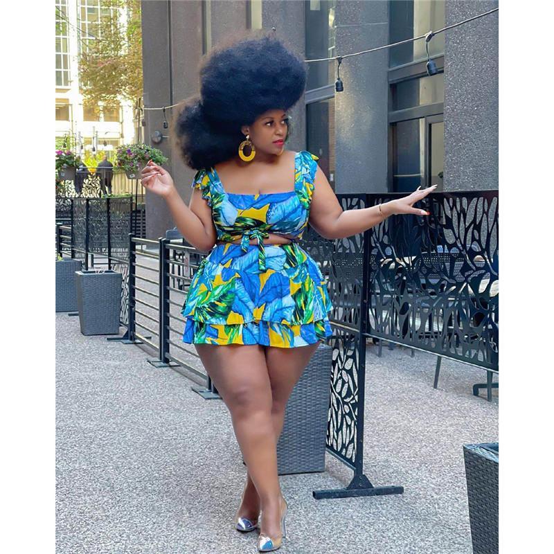 Curvy Ladies Summer Skirt Set - Beauty and Trends 